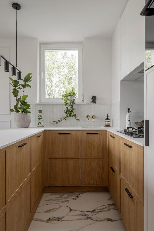 Stylowy Apartament Przy Metrze Warschau Exterior foto